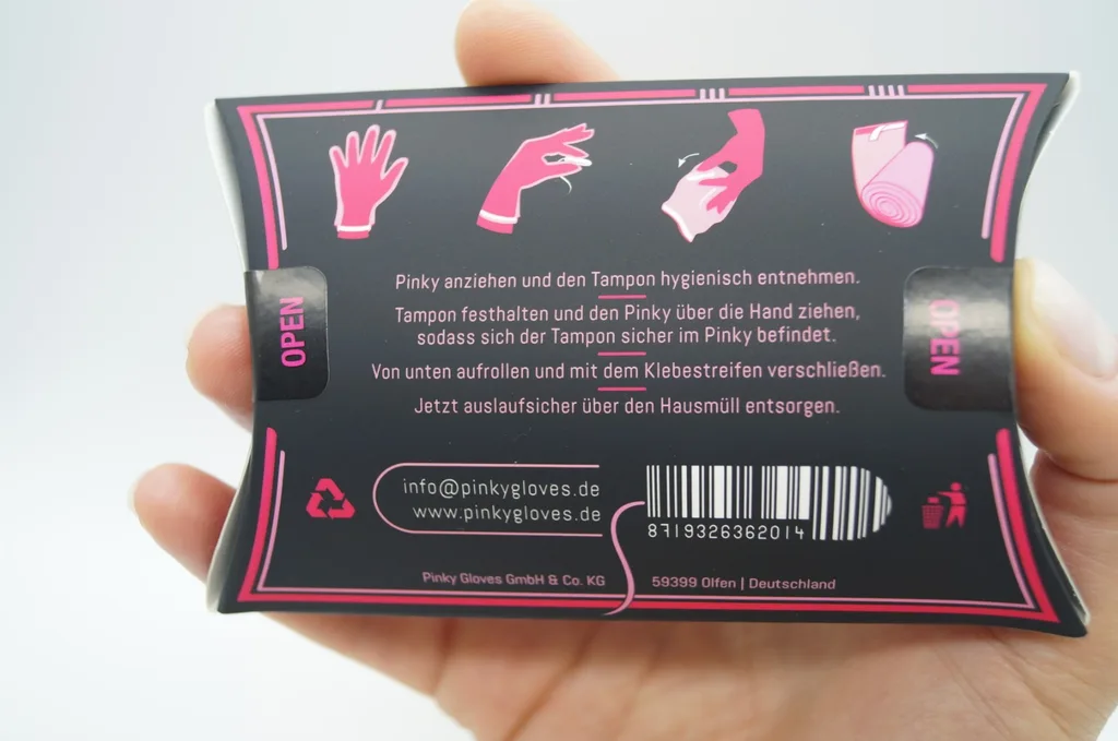 Verpackung für Pinky Gloves – Bild 2
